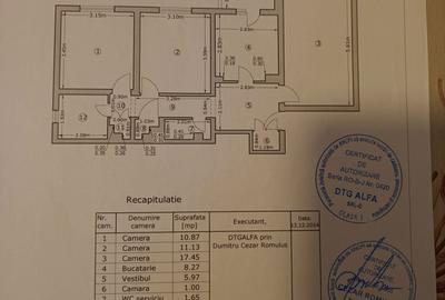 Apartament cu 3 camere decomandat în Postăvari - 2