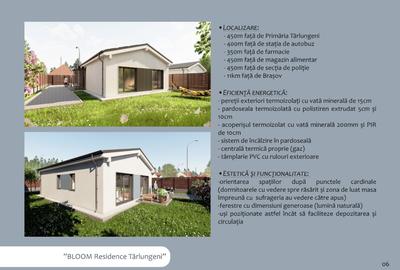 Casă individuală cu 3 camere cu Teren 511 Mp în Tărlungeni - 1