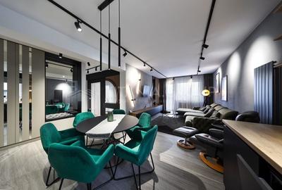 Apartament cu 3 camere, 2 bai, mobilat lux - zona Coresi