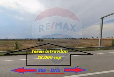 Teren intravilan 18.000 mp Nord Roman la E85 - 1