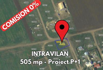 Teren Construcții intravilan de 505 mp, în Central - 1