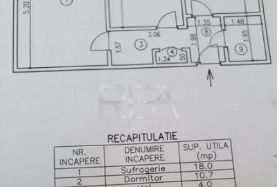 Apartament cu 2 camere decomandat în Titan