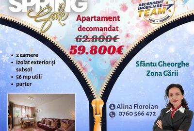 Apartament cu 2 camere decomandat în Gării - 2