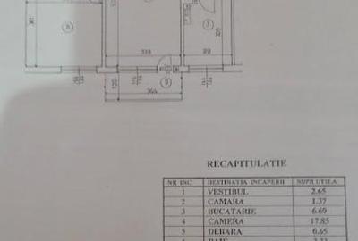 Apartament cu 2 camere semidecomandat în Titan - 1