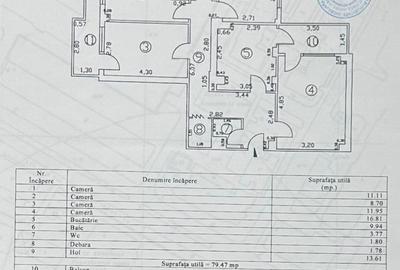 Apartament 4 camere decomandat, zona Garii, etaj 1. - 2