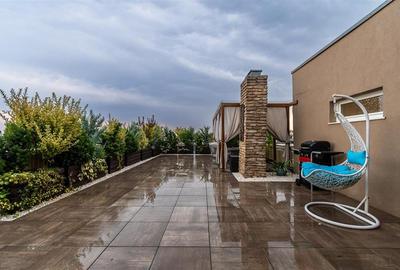 Penthouse cu 4 camere semidecomandat, mobilat în Aviației - 11