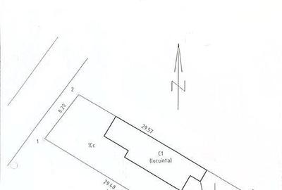 Casă cu 2 camere cu Teren 246 Mp în 1 Mai - 9