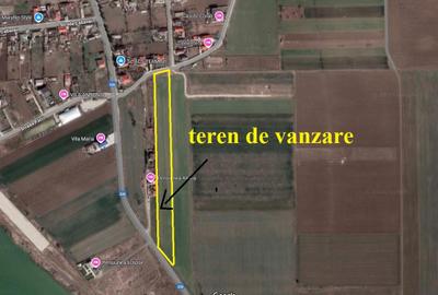 Teren Corbu cu front la DJ asfaltat si aproape de lacul Corbu