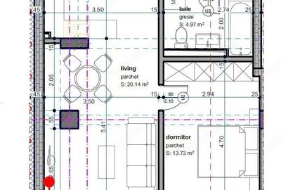 Apartament cu 3 camere decomandat în Șagului - 9