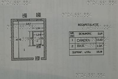 Garsonieră semidecomandată în Brâncoveanu - 2