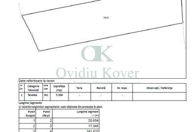 Teren agricol extravilan de 5500 mp, în Lisnău-Vale - 3