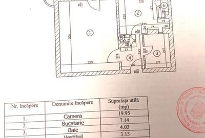 Garsonieră decomandată în Brâncoveanu
