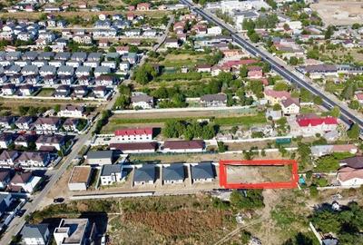 Loturi 325-650-970 mp Bragadiru CENTRAL, toate utilitățile,  asfalt, Branșamente - 2