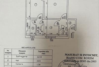 Apartament cu 2 camere în Bradu