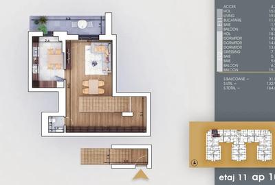 Locuință ideală pentru familie 4 camere DUPLEX, 2 băi, centrală proprie - 8