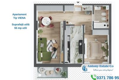 Apartament cu 2 camere decomandat în Iosia - 3