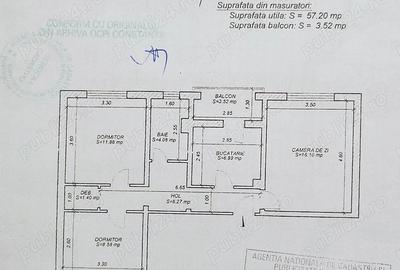 Vand apartament 3 camere - 9