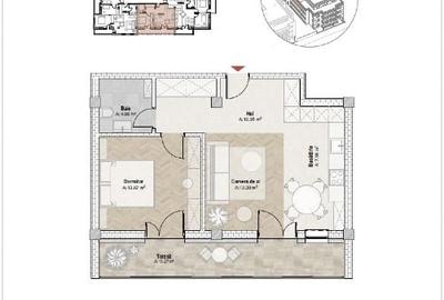 Apartament 2 camere, Bistrita, str Zavoaie - 2