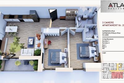 Ap 4 cam ATLAS Residence Tomis Plus Str. Budapesta! - 12