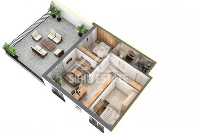 Apartament Penthouse 3 Camere, Finisat, Parcare Interioara,Comision 0 Apartament Penthouse 3 Camere, Finisat, Parcare Interioara,Comision 0 - 2