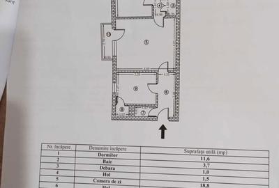 Apartament cu 2 camere semidecomandat în Sud - 5