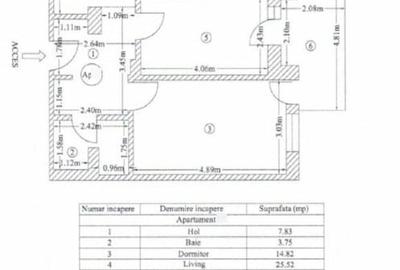 Apartament cu 2 camere decomandat, mobilat în Gorjului - 7