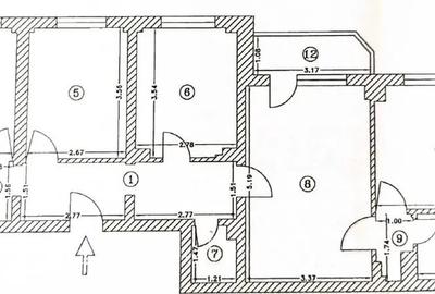 Apartament cu 4 camere semidecomandat, mobilat în Ștefan cel Mare - 7