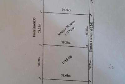 Teren de 1119 mp, în Lilieci - 2