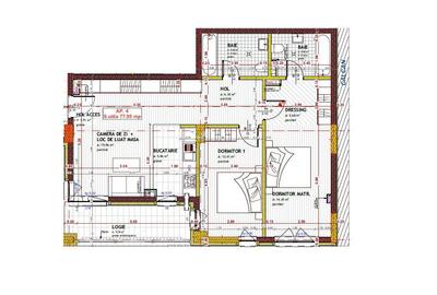 Apartament cu 4 camere în Florești - 1
