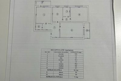 Apartament cu 3 camere semidecomandat în Tătărași - 1