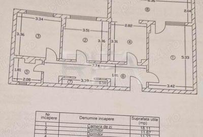 3 camere, decomandat, et 3/13, 80 mp-Bdul Iuliu Maniu, Gorjului. - 1