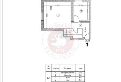 Apartament cu 2 camere decomandat în Berceni