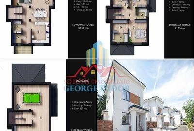 Vila P+1E+M 225 mp.utili, Soseaua Unirii, Corbeanca, 0%COMISION - 1