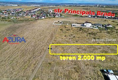 Teren Construcții intravilan de 2000 mp, în Bradu - 1