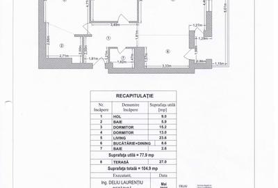 Apartament cu 3 camere decomandat în Dorobanți - 2