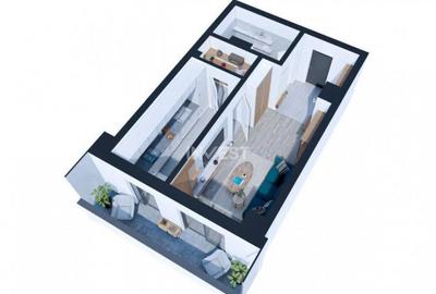 APARTAMENT CU 1 CAMERA , NICOLINA , BLOC NOU - 3