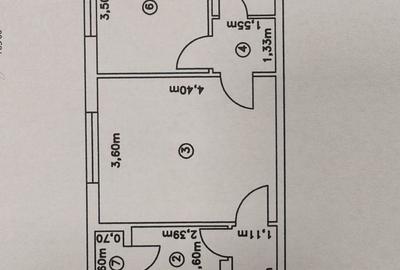 APARTAMENT 2 CAMERE,  SECTOR 4/LUICA, 39 MP, BLOC ANVELOPAT - 1