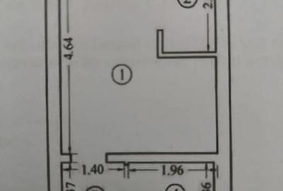 Garsonieră decomandată în Tomis Nord