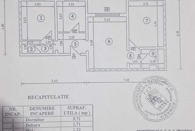 Apartament cu 3 camere semidecomandat în Cartierul Dâmbu - 1