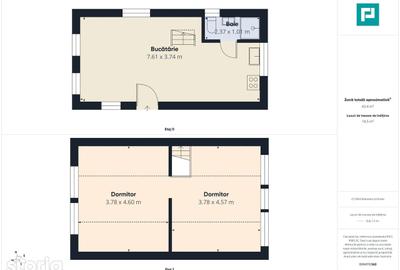 Casă cu 3 camere cu Teren 2000 Mp în Central - 3