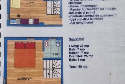 Apartament cu 3 camere decomandat în Central