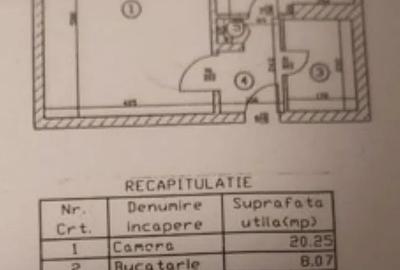Brancoveanu Metrou - Garsoniera bloc mixt , centrala proprie - 11
