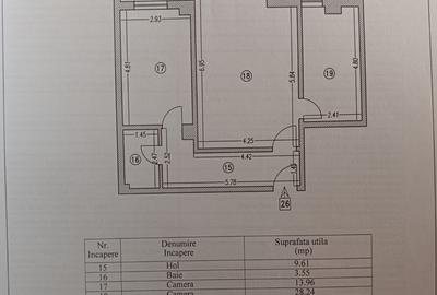 OCAZIE!COMPOZITORI-PRIMO APARTAMENT CU 2 CAMERE 69 MP RENOVAT MOBILAT - 13