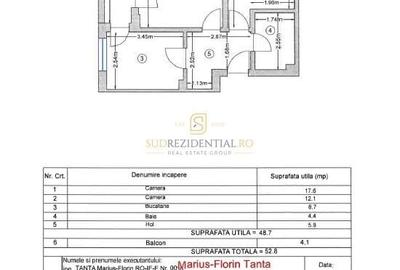 Apartament cu 2 camere decomandat, mobilat în Metalurgiei - 14