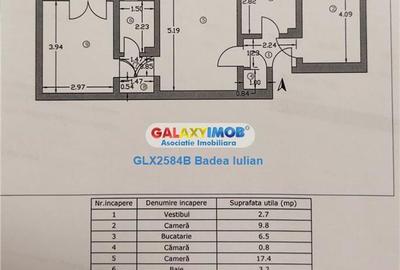 Apartament cu 3 camere semidecomandat în Titan - 7