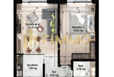 Apartament 2 camere | 64mp | ET 13 | ID:1422 Apartament 2 camere | 64mp | ET 13 | ID:1422 - 11