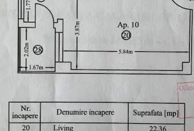 Apartament cu 2 camere semidecomandat în Calea Călărașilor