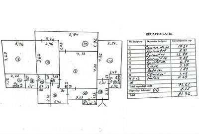 Apartament cu 4 camere în Central - 1
