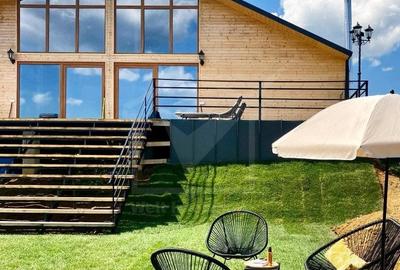 Vila scandinava 185mp utili, 6 camere, 3112mp teren, iesire lac, Smida - 2