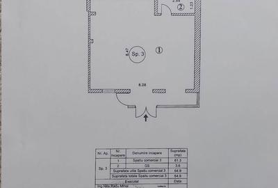 Spațiu comercial, de 65 mp, în Central